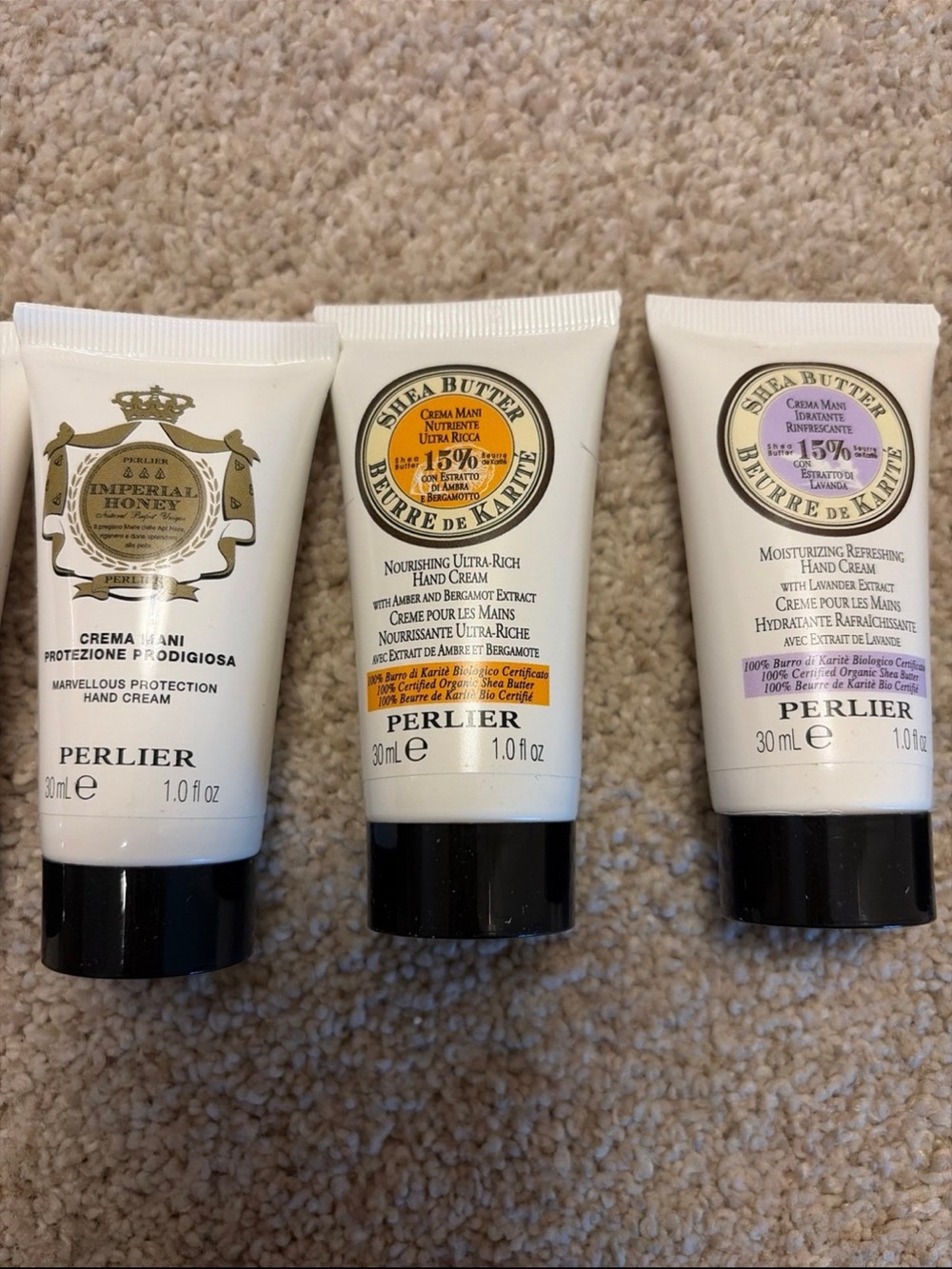 Perlier Assorted Hand Cream Set — Multi-Color Tubes - Picture 4 of 6